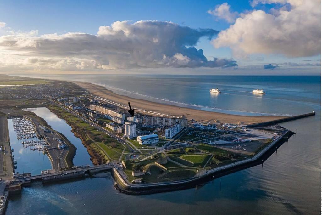Studio Horizon Bleu, Vue Mer Calais Bagian luar foto