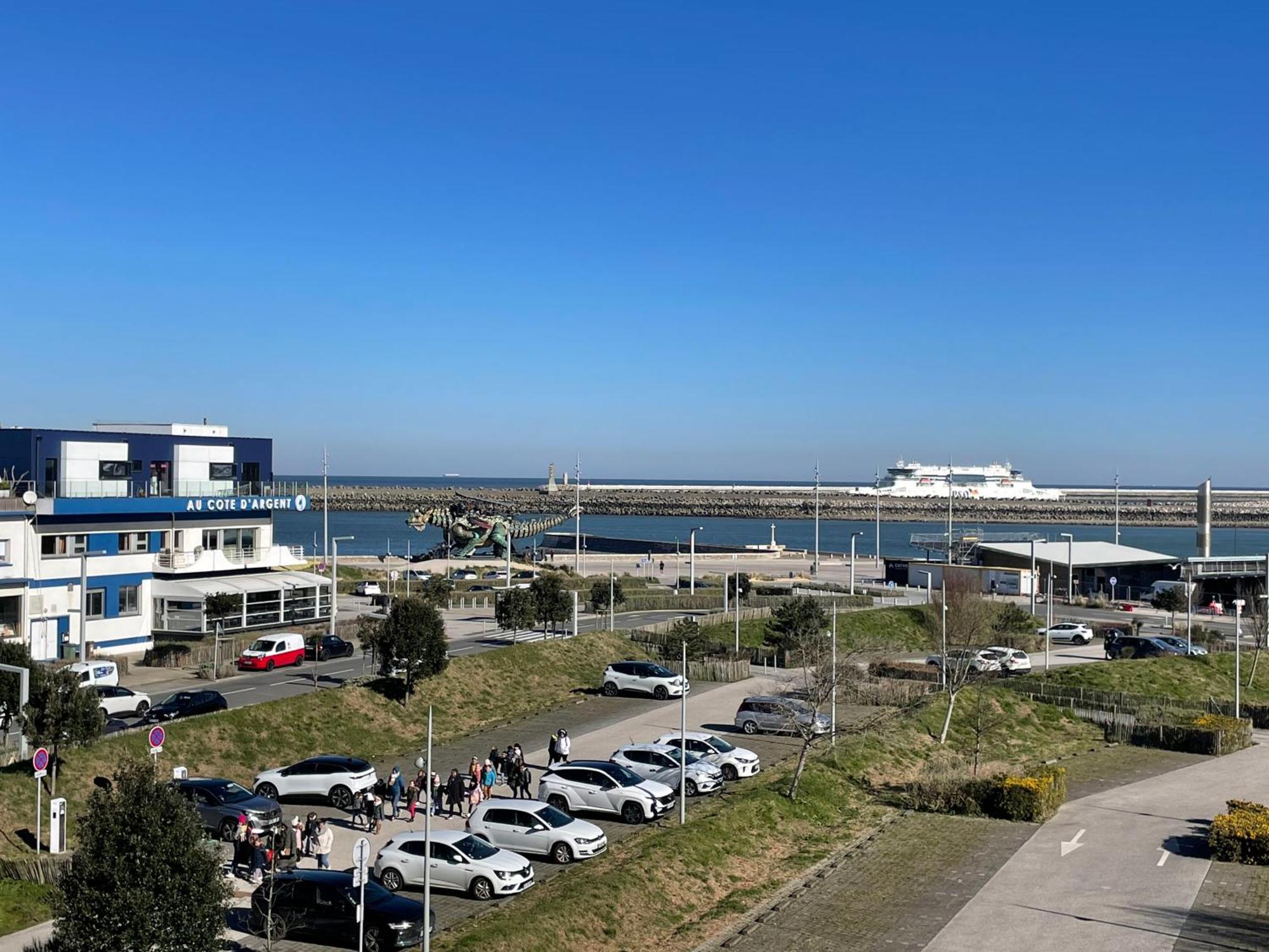 Studio Horizon Bleu, Vue Mer Calais Bagian luar foto
